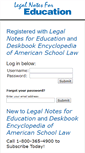Mobile Screenshot of legalnotesforeducation.com